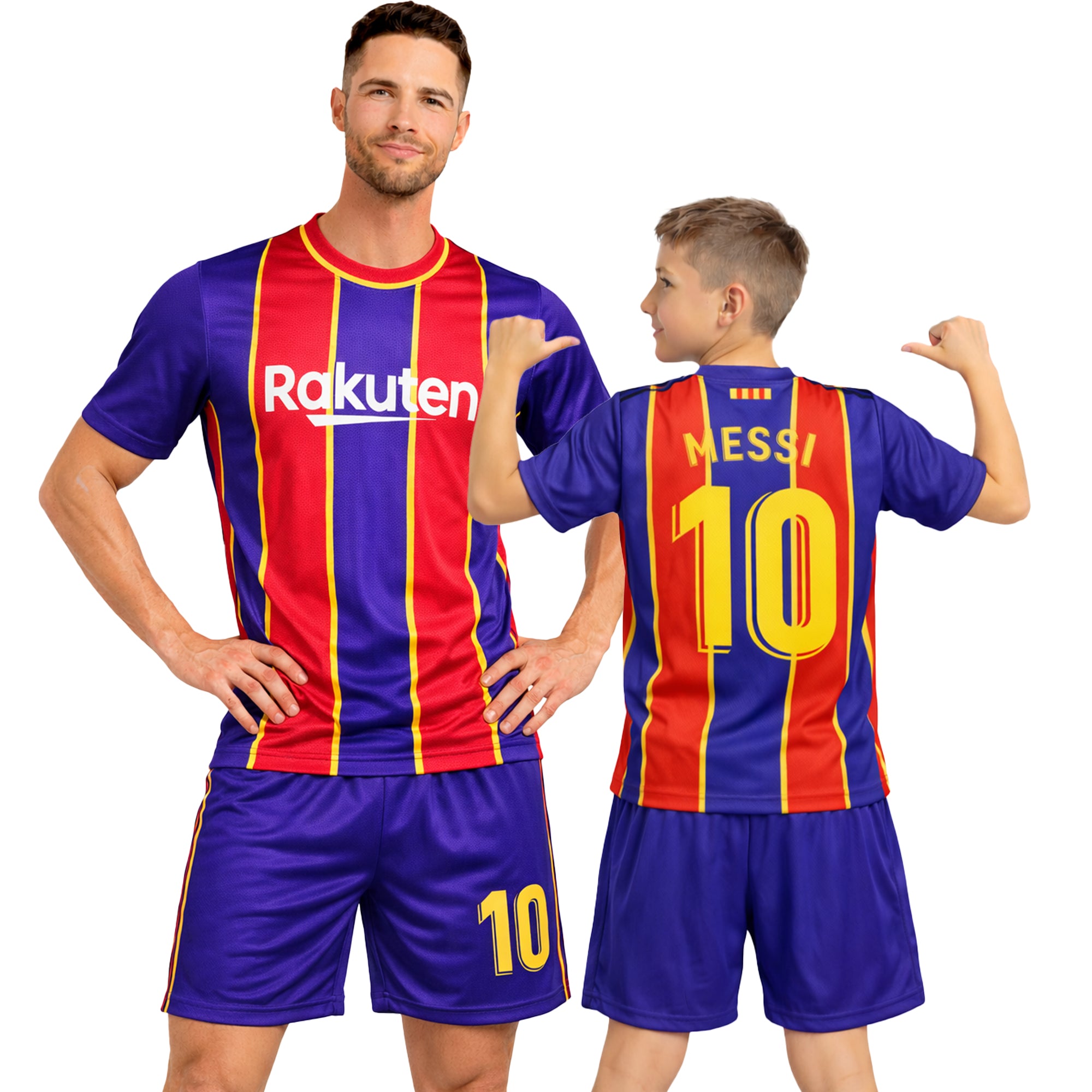 Boys Soccer Jersey Set Kids Football Training Uniform Quick Dry Youth Sports Kit with Shorts Ages 5-12 Future Champion
