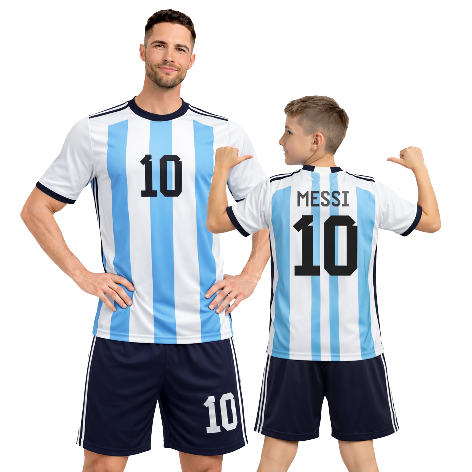 Boys Soccer Jersey Set Kids Football Training Uniform Quick Dry Youth Sports Kit with Shorts Ages 5-12 Future Champion