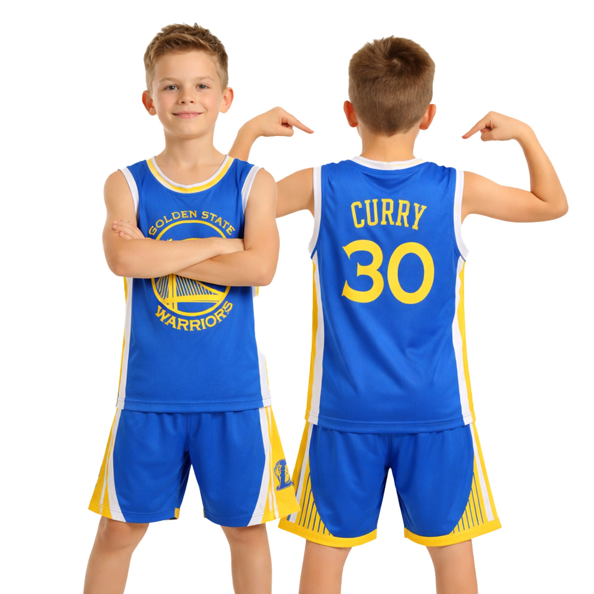 Youth Basketball Jerseys for Boys Girls Gradient Basketball Jersey Shorts for 2-14 Years Kids Training Uniform Sets