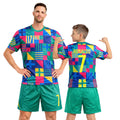 Boys Soccer Jersey Set Kids Football Training Uniform Quick Dry Youth Sports Kit with Shorts Ages 5-12 Future Champion