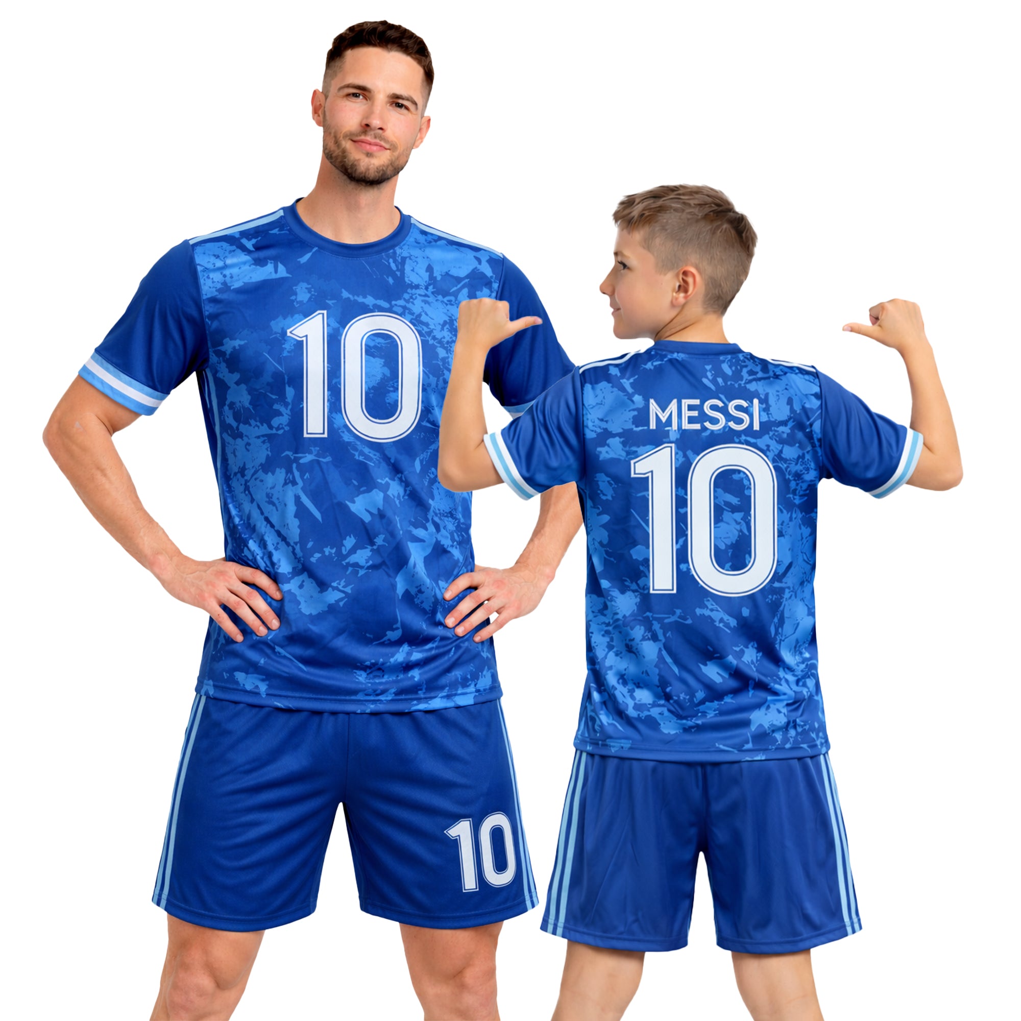 Boys Soccer Jersey Set Kids Football Training Uniform Quick Dry Youth Sports Kit with Shorts Ages 5-12 Future Champion