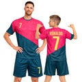 Boys Soccer Jersey Set Kids Football Training Uniform Quick Dry Youth Sports Kit with Shorts Ages 5-12 Future Champion
