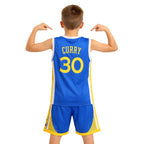 Youth Basketball Jerseys for Boys Girls Gradient Basketball Jersey Shorts for 2-14 Years Kids Training Uniform Sets
