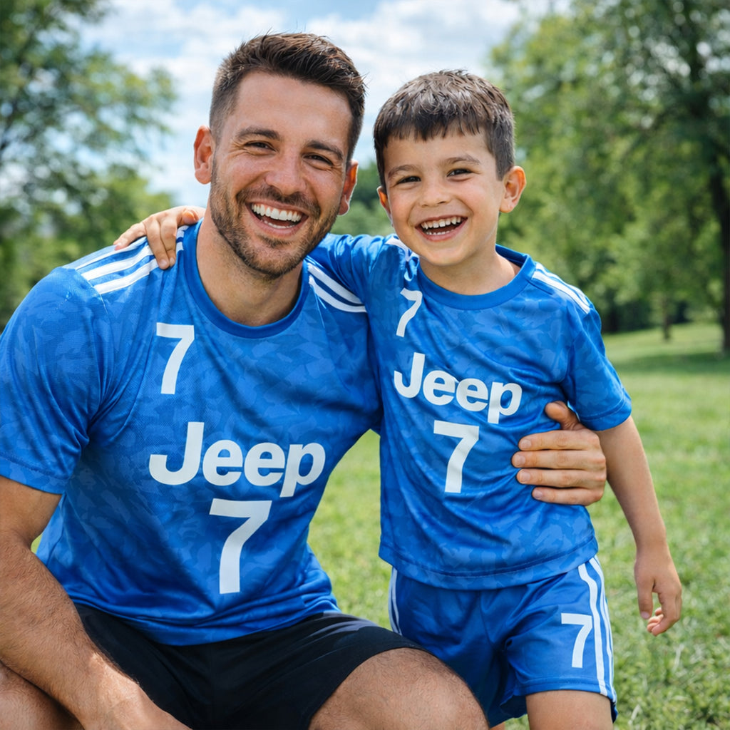Boys Soccer Jersey Set Kids Football Training Uniform Quick Dry Youth Sports Kit with Shorts Ages 5-12 Future Champion