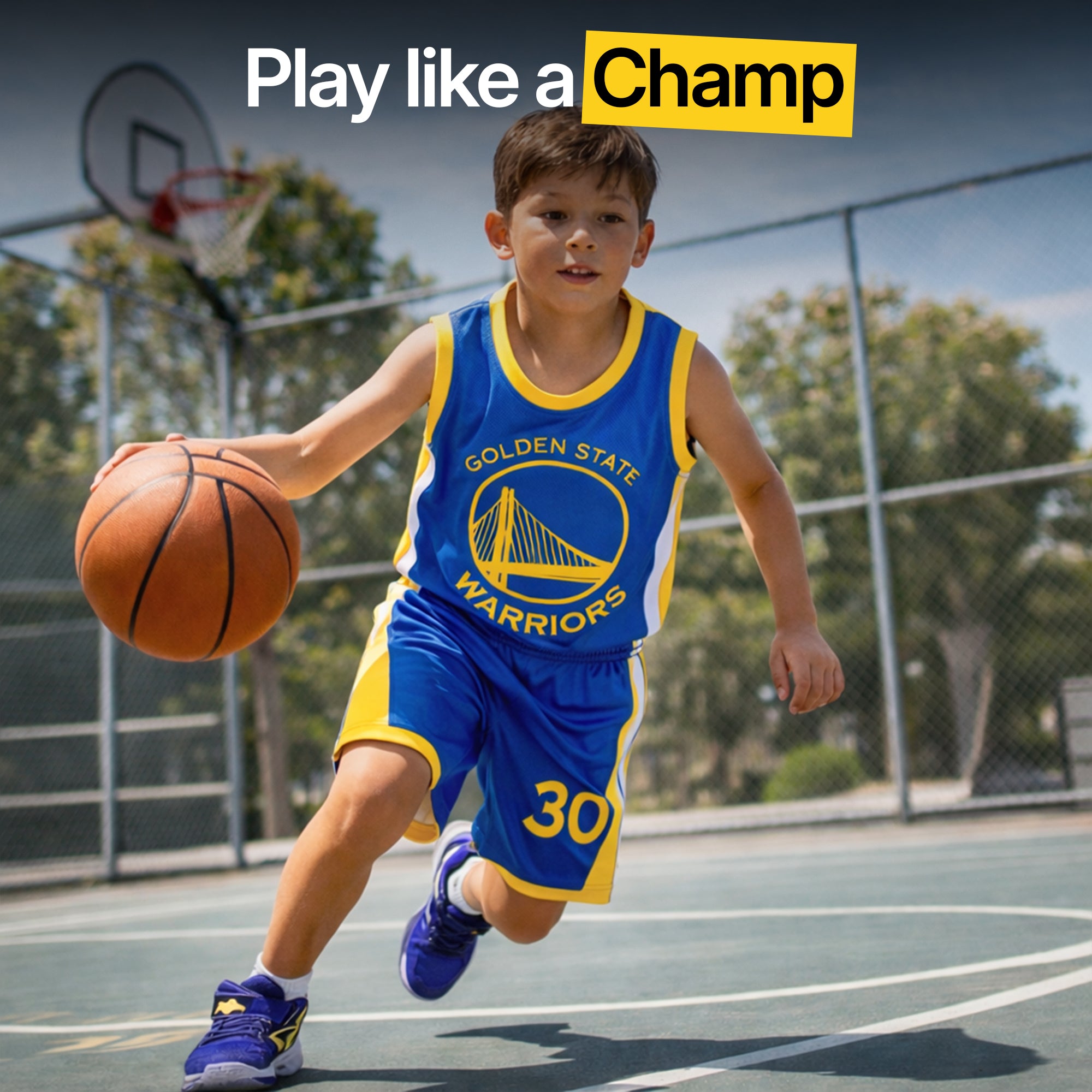 Youth Basketball Jerseys for Boys Girls Gradient Basketball Jersey Shorts for 2-14 Years Kids Training Uniform Sets