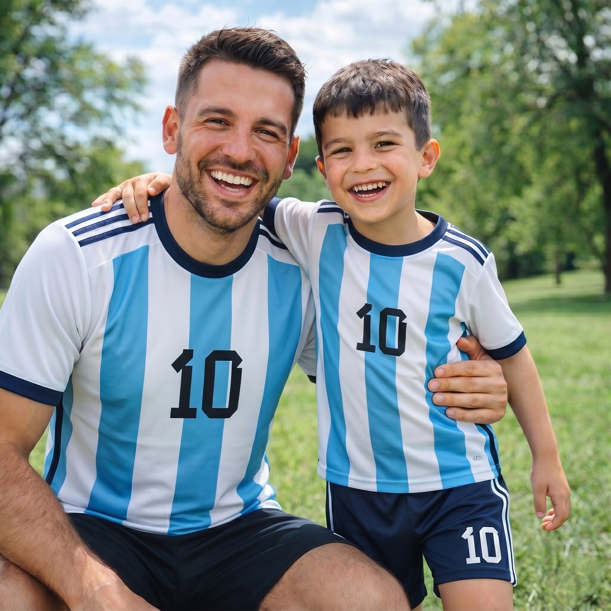 Boys Soccer Jersey Set Kids Football Training Uniform Quick Dry Youth Sports Kit with Shorts Ages 5-12 Future Champion