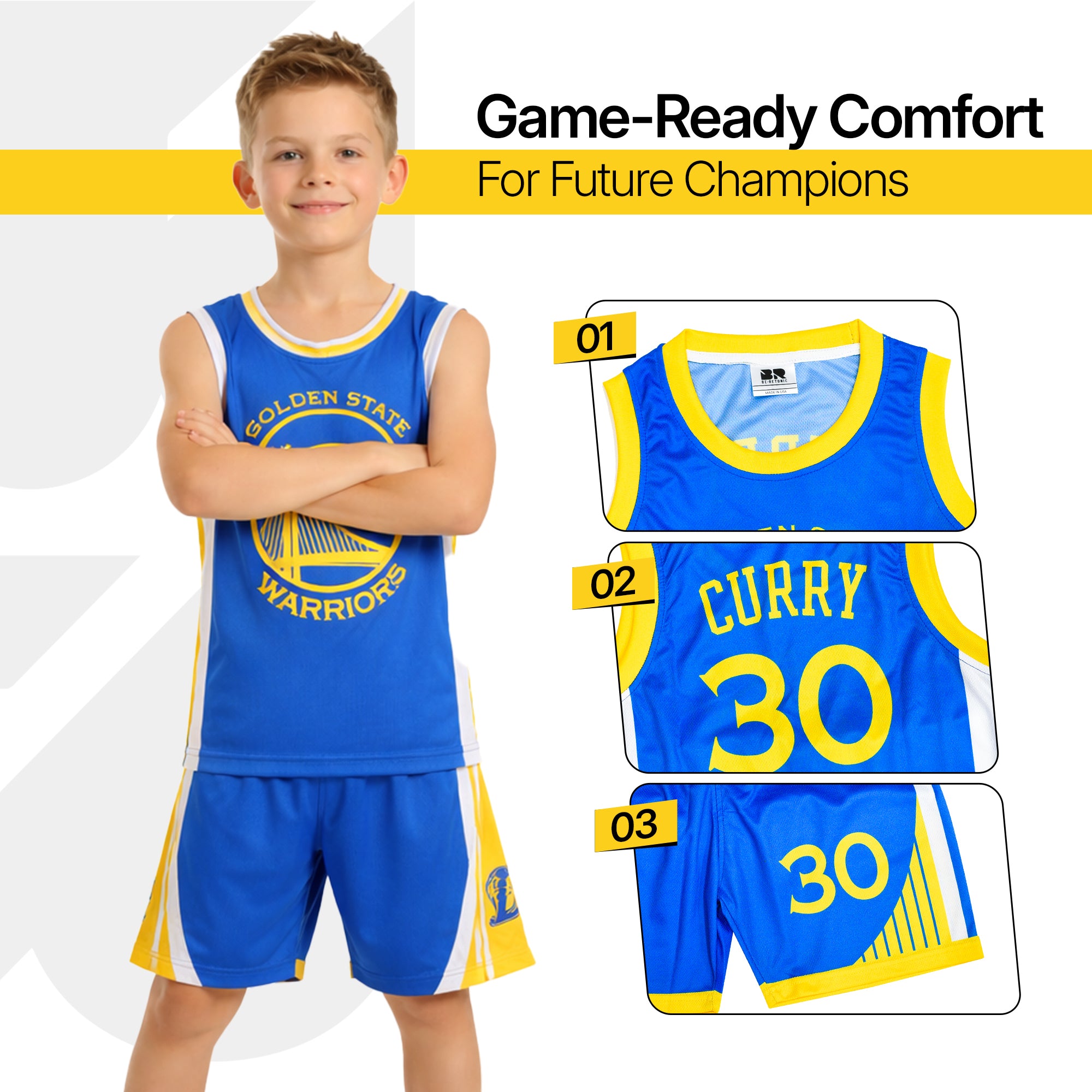 Youth Basketball Jerseys for Boys Girls Gradient Basketball Jersey Shorts for 2-14 Years Kids Training Uniform Sets