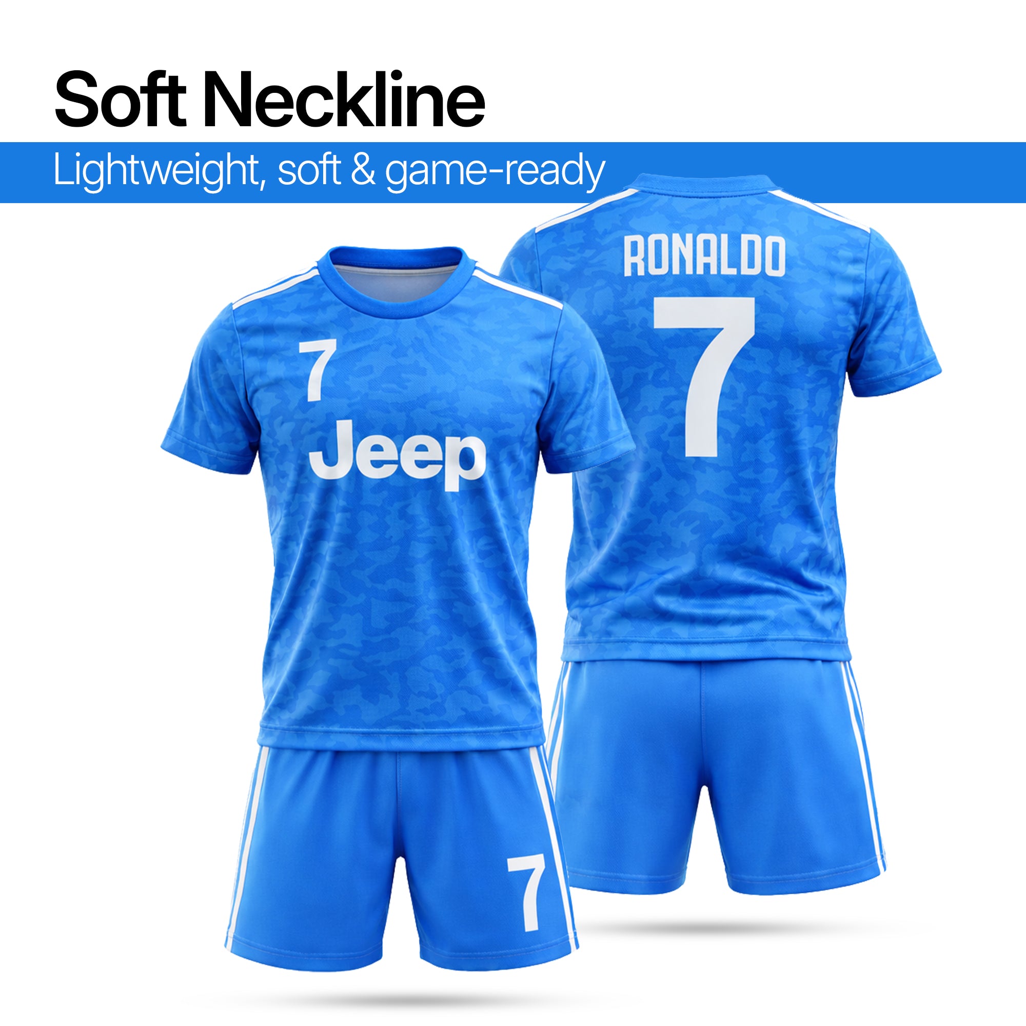Boys Soccer Jersey Set Kids Football Training Uniform Quick Dry Youth Sports Kit with Shorts Ages 5-12 Future Champion