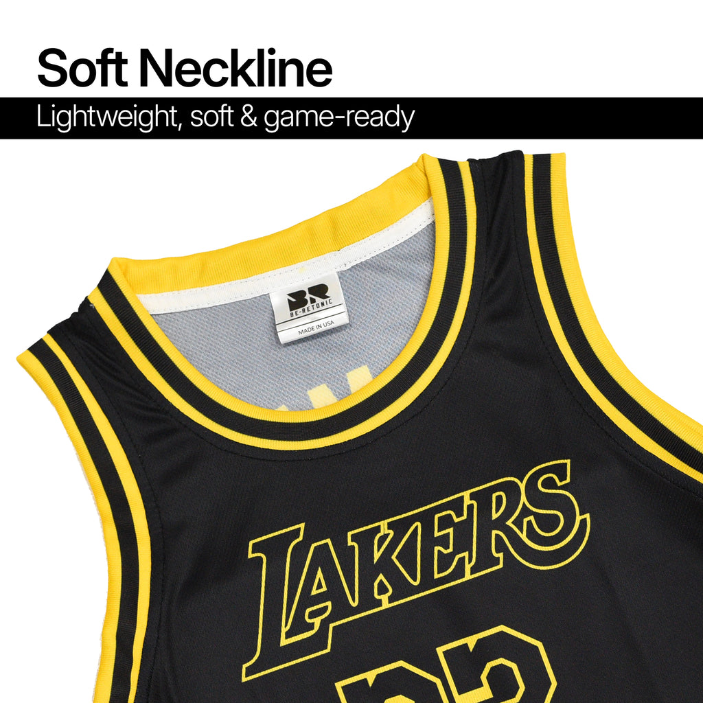 Youth Basketball Jerseys for Boys Girls Gradient Basketball Jersey Shorts for 2-14 Years Kids Training Uniform Sets