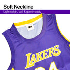 Youth Basketball Jerseys for Boys Girls Gradient Basketball Jersey Shorts for 2-14 Years Kids Training Uniform Sets